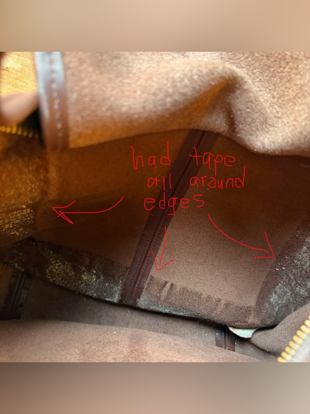 COACH Ergo Pocket Zip #9033 Mahogany Brown Leather Vintage 90s Hobo Shoulder Bag - Picture 10 of 11